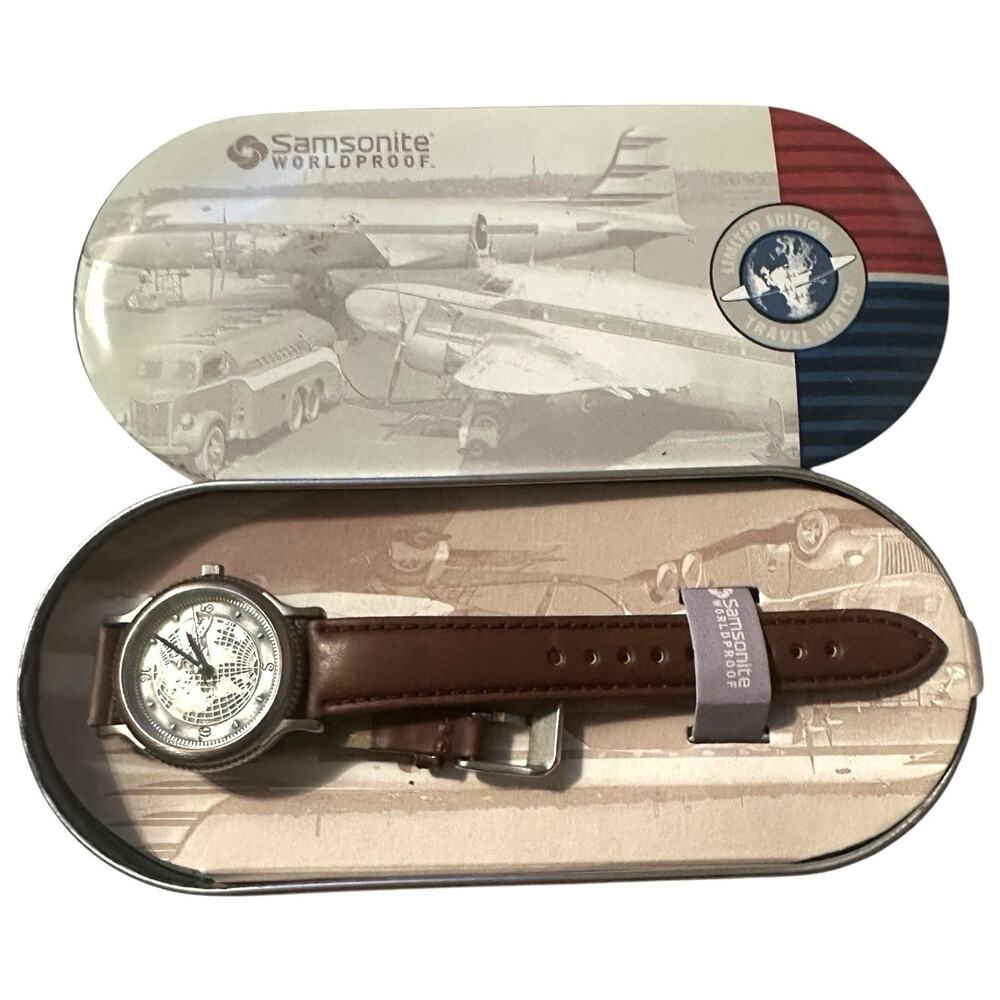 Vintage Samsonite Worldproof Limited Edition Travel Watch 13563 of 20000-NEW